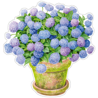 Caspari Potted Hydrangea Gift Tags - 4 Per Package TAG10114
