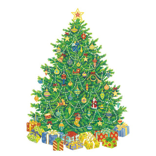 Caspari Christmas Tree Ornament Tags - includes 4 Ornament Tags TAG10138