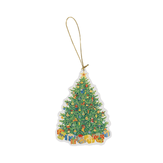 Caspari Christmas Tree Ornament Tags - includes 4 Tags TAG10138