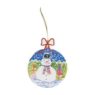 Caspari Snowman Ornaments Ornament Tag W/Header 4 Pk TAG116