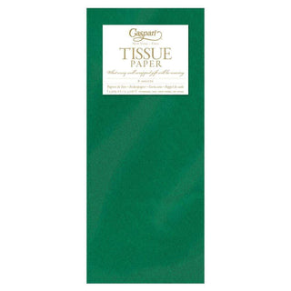 Caspari Green Tissue Pkg 8 Sheets Folded To 4X10 TIS008