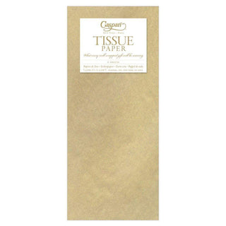 Caspari Gold Tissue Pkg 4 Sheets-Metallic TIS013