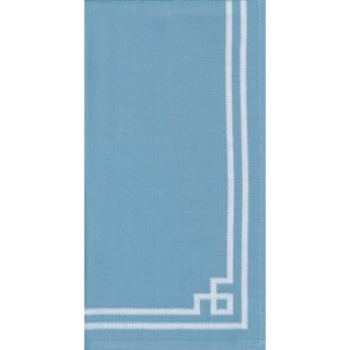 Caspari Rive Gauche Aqua Fabc Cotton Tea Towels-23X31 Inches TT104