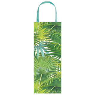 Caspari Palm Fronds Wine & Bottle Gift Bag - 1 Each 10018B4