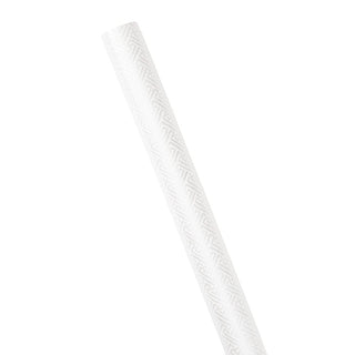 Caspari Fretwork Gift Wrapping Paper in Pearl - 2 30" x 8' Rolls 100240RCX2