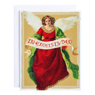 Caspari Angel Large Boxed Christmas Cards - 16 Cards & 16 Envelopes 100301