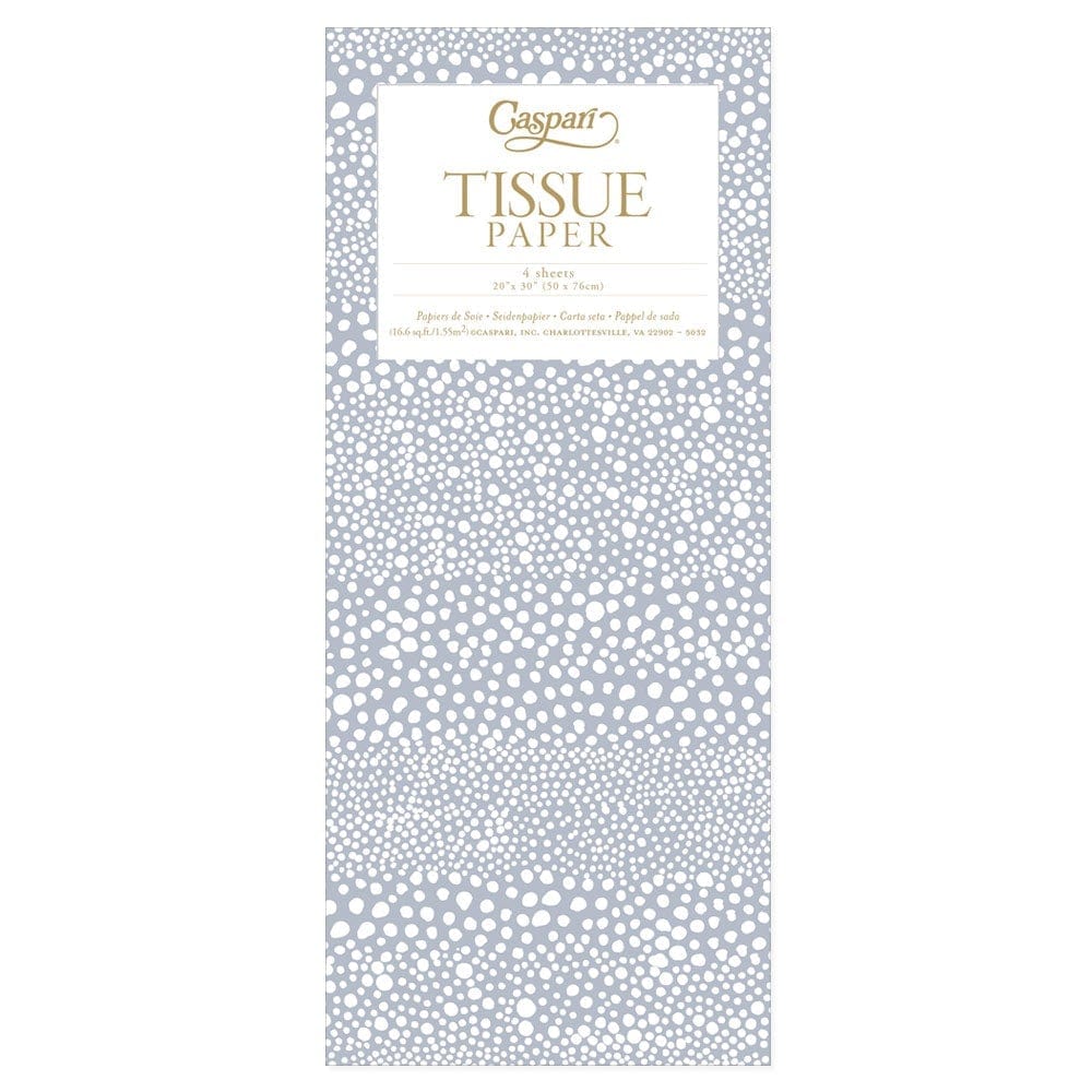 Pebble Tissue Paper in Silver - 4 Sheets Included – Caspari