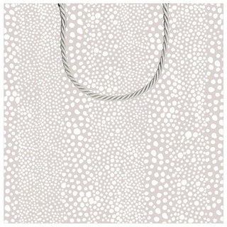 Caspari Pebble Small Square Gift Bag in Grey - 1 Each 10030B1.5