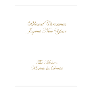 Personalization by Caspari Madonna and Child Large Personalized Christmas Cards 100310PG