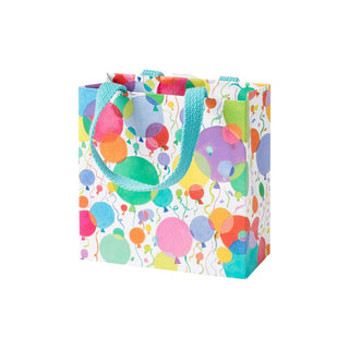 Caspari Balloons And Confetti Small Square Gift Bags - 1 Each 10034B1.5