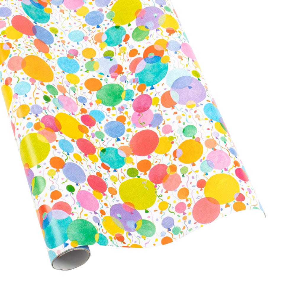 Balloons and Confetti Gift Wrapping Paper - 30 x 8' Roll – Caspari