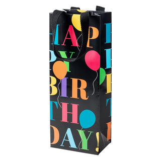 Caspari Birthday Surprise Wine & Bottle Gift Bags - 1 Each 10040B4