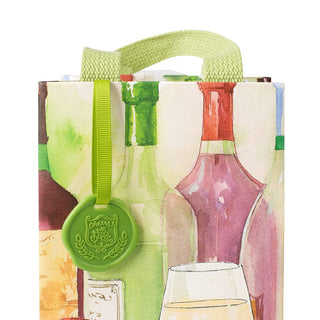 Caspari Wine Bottles Wine & Bottle Gift Bags - 1 Each 10046B4
