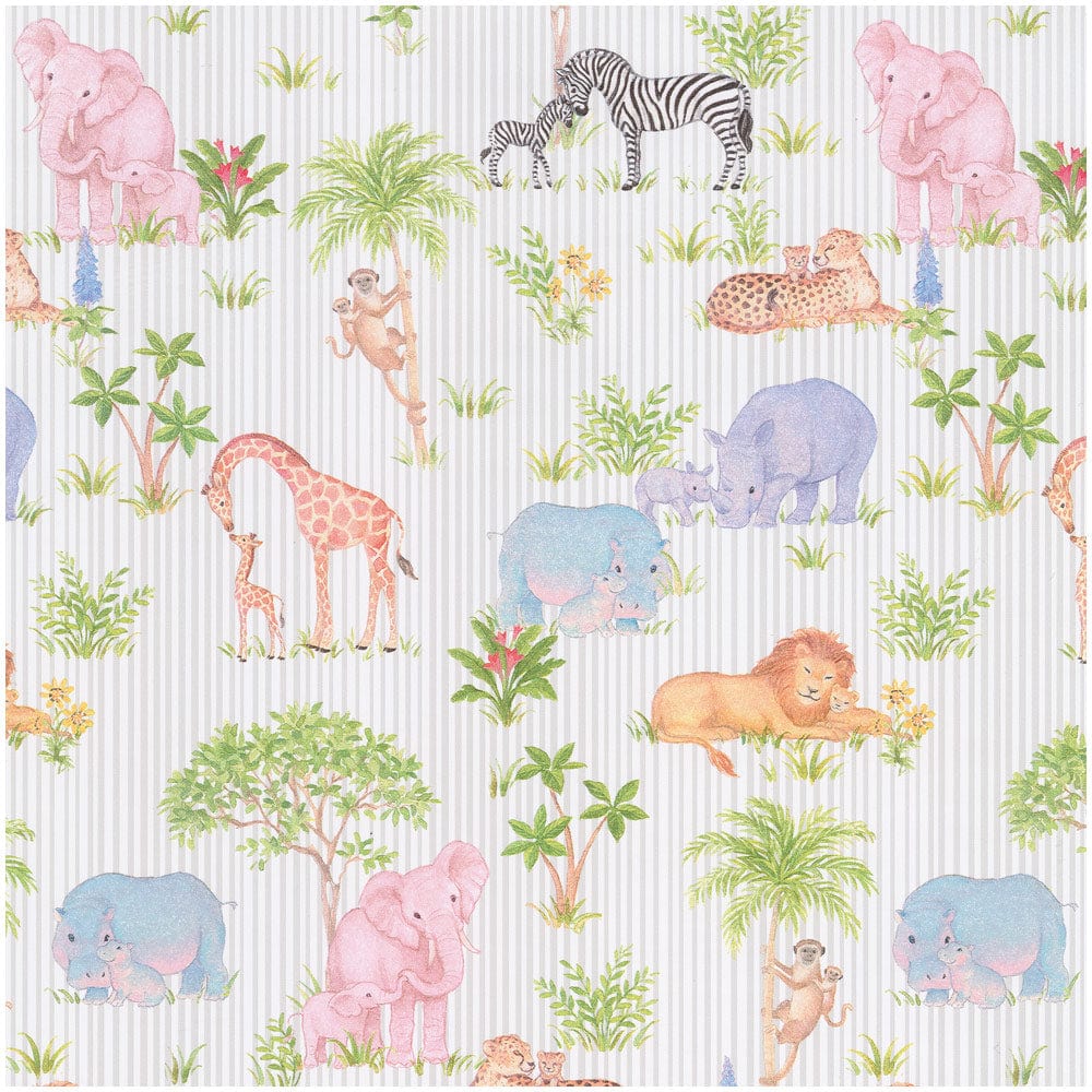 Safari Baby Gift Wrapping Paper - 30 x 8 Roll