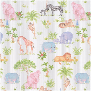 Caspari Safari Baby Gift Wrapping Paper - 30 x 8 Roll 10049RC