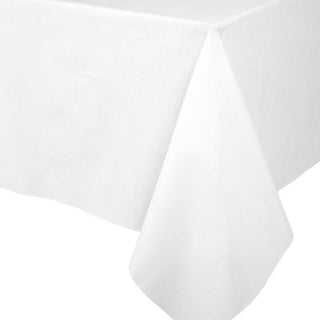 Caspari Paper Linen Solid Table Cover in White - 1 Each 100TCL