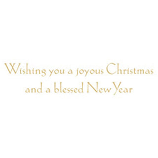 Personalization by Caspari Virgin And Child (Stamp22) Personalized Christmas Cards 102309PG