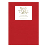 Caspari Paper Linen Solid Table Cover in Red - 1 Each 104TCL