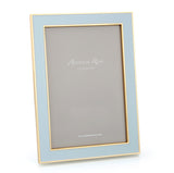 Addison Ross Enamel & Gold 4" x 6" Picture Frame in Powder Blue - 1 Each 10628
