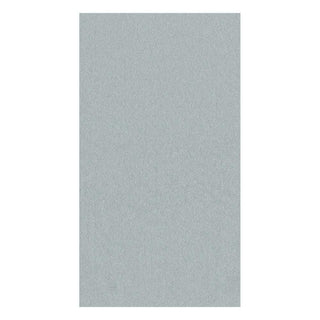 Caspari Paper Linen Solid Guest Towel Napkins in Silver - 12 Per Package 111GG