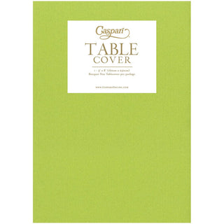 Caspari Lime Green Paper Linen Solid Table Covers - 1 Each 116TCL