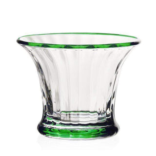 William Yeoward Crystal Siena Mini Vase & Sorbet Dish in Green 12041