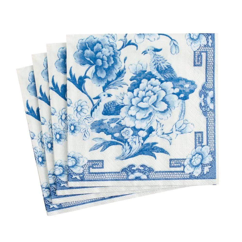 Cloth Napkins Set of 4 in Blue and White Floral Chinoiserie Print, Custom  Designed Floral Dinner Napkins, Chinoiserie Table Linens Gifts 