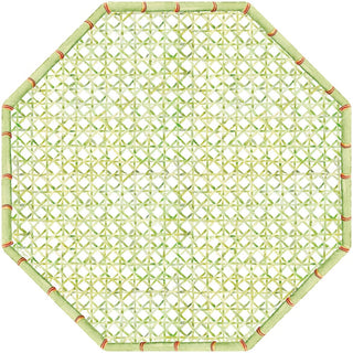 Caspari Trellis Octagonal Paper Placemats - 12 Per Package 1300PPOCT