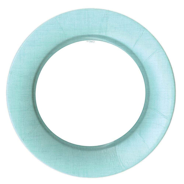 Amscan Big Paper Plates - 9 Inch Robin's Egg Blue Dinner Plates, Pack Of 50, Party Supplies