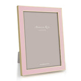 Addison Ross Enamel & Gold 5" x 7" Picture Frame in Soft Pastel Pink - 1 Each 13606
