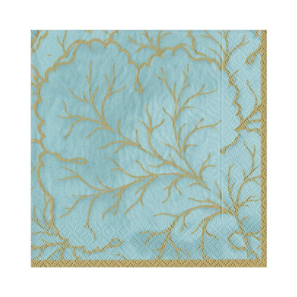 Caspari Gilded Majolica Napkins - Thumbnail 2