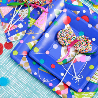 Caspari Party Hats Paper Cocktail Napkins - 20 Per Package 14620C
