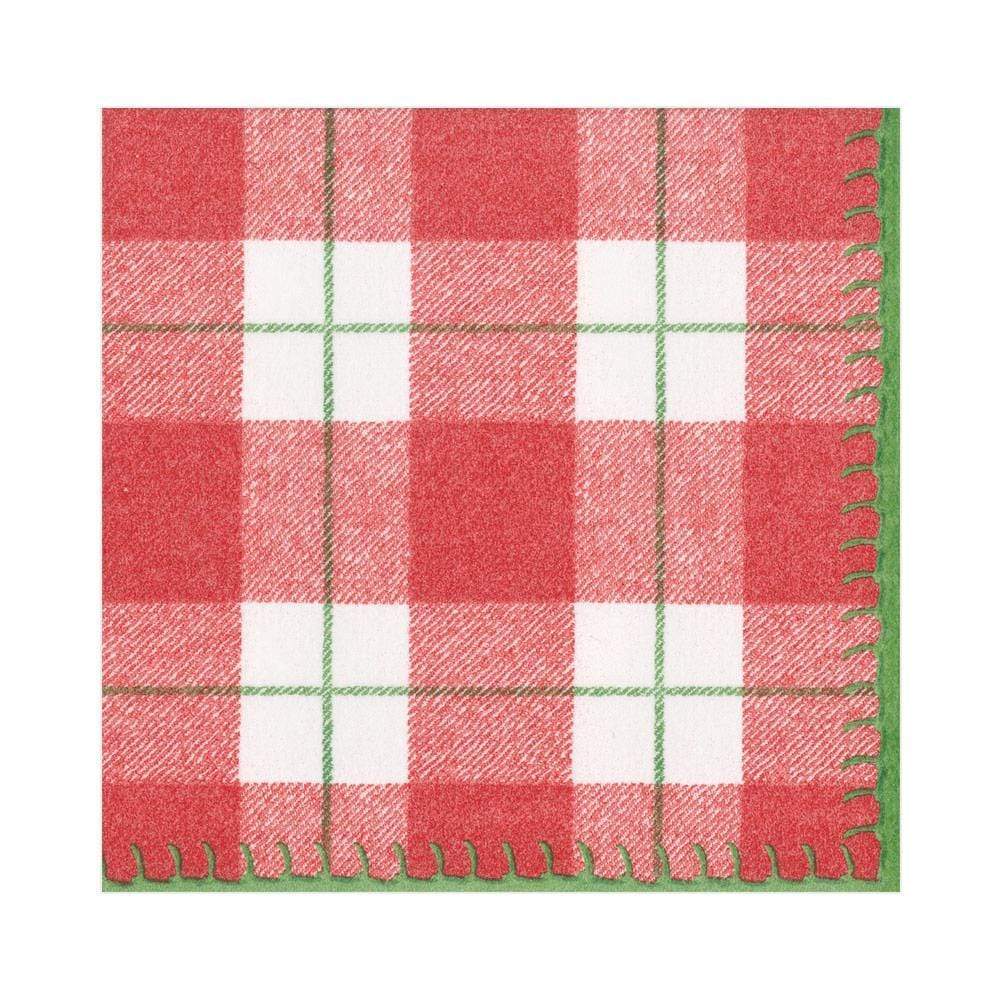 Caspari Spring Wreath Paper Cocktail Napkins - 20 Per Package Clearance | Home & Garden