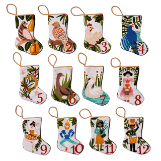 Bauble Stockings 12 Days- 2 Turtle Doves Bauble Stocking 15241