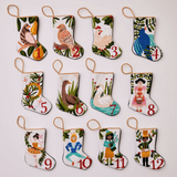 Bauble Stockings 12 Days- 6 Geese a Laying Bauble Stocking 15246