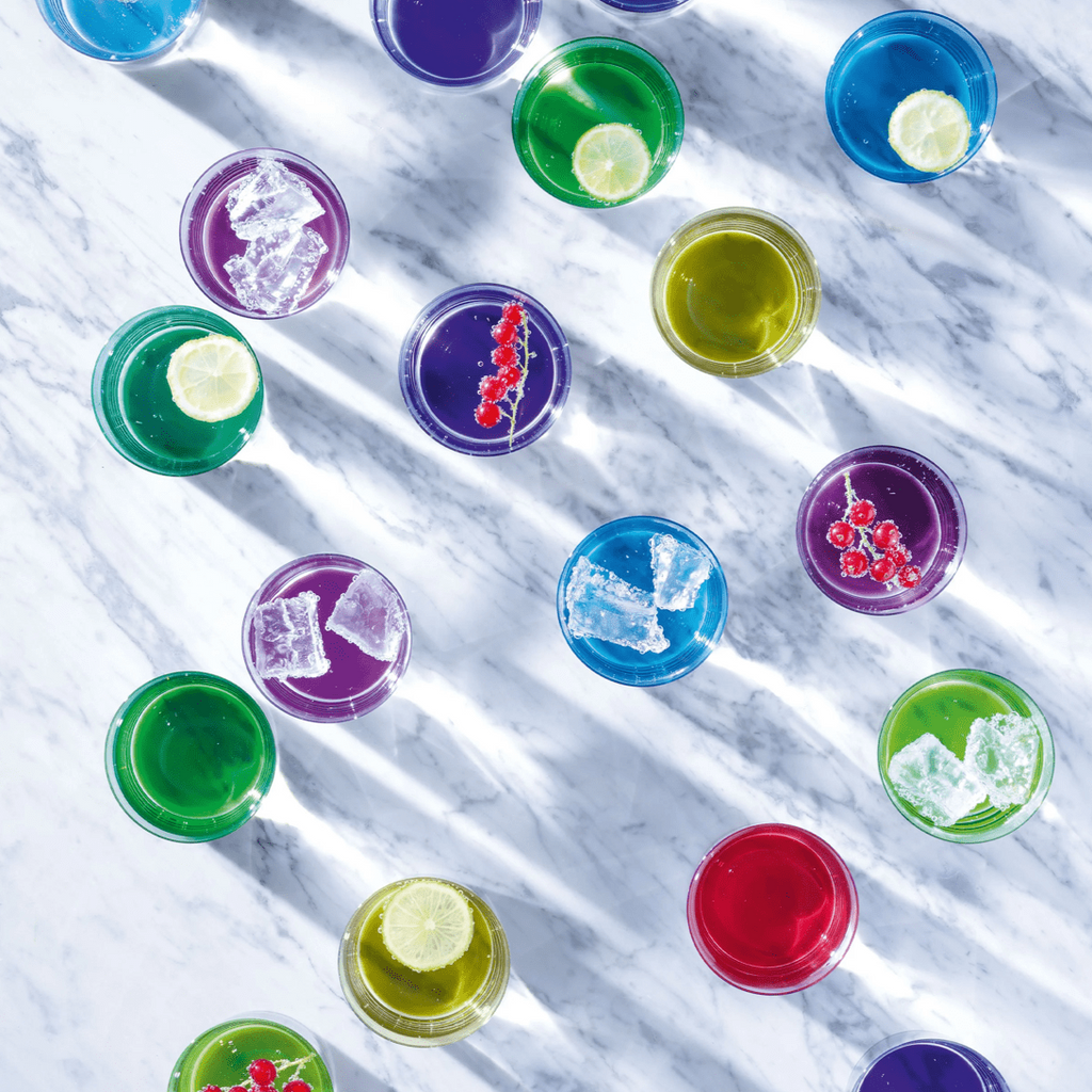 LSA Glassware Coro Assorted Tumblers in Lagoon Caspari