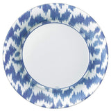 Caspari Modern Moiré Paper Dinner Plates in Blue - 8 Per Package 15951DP