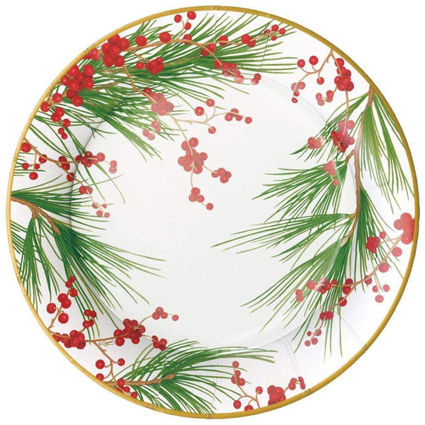 Caspari clearance christmas plates
