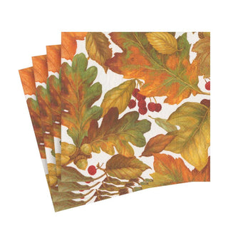Caspari Autumn Leaves II Paper Luncheon Napkins - 20 Per Package 16260L