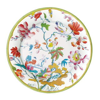 Caspari Summer Palace Paper Dinner Plates in Celadon - 8 Per Package 16360DP