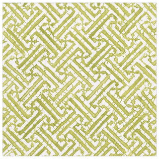 Caspari Fretwork Paper Dinner Napkins in Moss Green - 20 Per Package 16451D