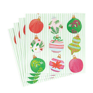 Caspari Painted Ornaments Paper Luncheon Napkins - 20 Per Package 16710L