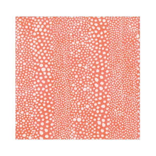 Caspari Pebble Paper Linen Luncheon Napkins in Coral - 15 Per Package 16793LG