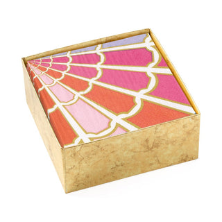Caspari Color Wheel Boxed Paper Cocktail Napkins - 40 Per Box 16840B