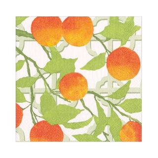 Caspari Orange Grove Paper Luncheon Napkins - 20 Per Package 17000L