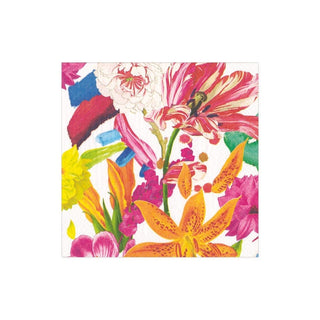 Caspari Campo de Fiori Paper Cocktail Napkins - 20 Per Package 17030C