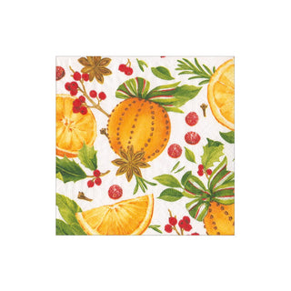 Caspari Orange Spice Paper Cocktail Napkins - 20 Per Package 17250C