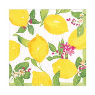 Caspari Limoncello Luncheon Napkins - 20 Per Package 17410L