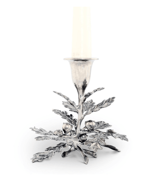 Vagabond House Oak Leaf Candlestick - 1 Taper 17966