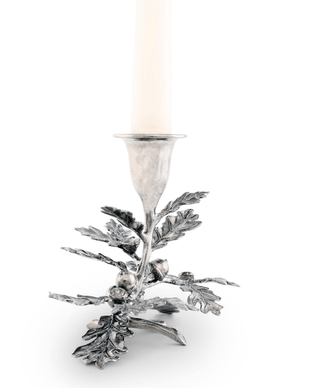 Vagabond House Oak Leaf Candlestick - 1 Taper 17966